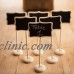 10X Mini Blackboard Chalkboard Rectangle With Angle Wedding Table Number Sign WK   153138090802